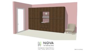 Aménagement placard de chambre sur mesure